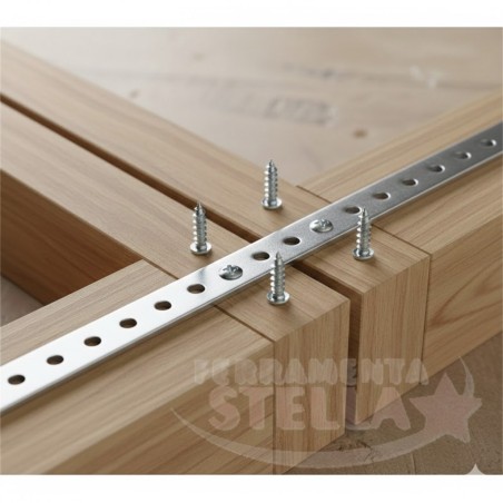 Piastrina Giunzione 795 – 300x20 mm – Zincata | ferramentastella.com