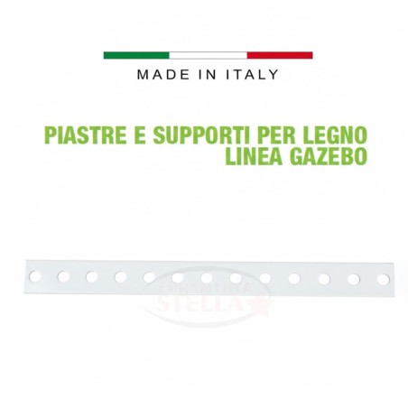 Piastrina Giunzione 795 – 300x20 mm – Zincata | ferramentastella.com
