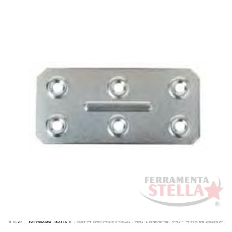 Piastrina Di Giunzione 6 Fori | ferramentastella.com