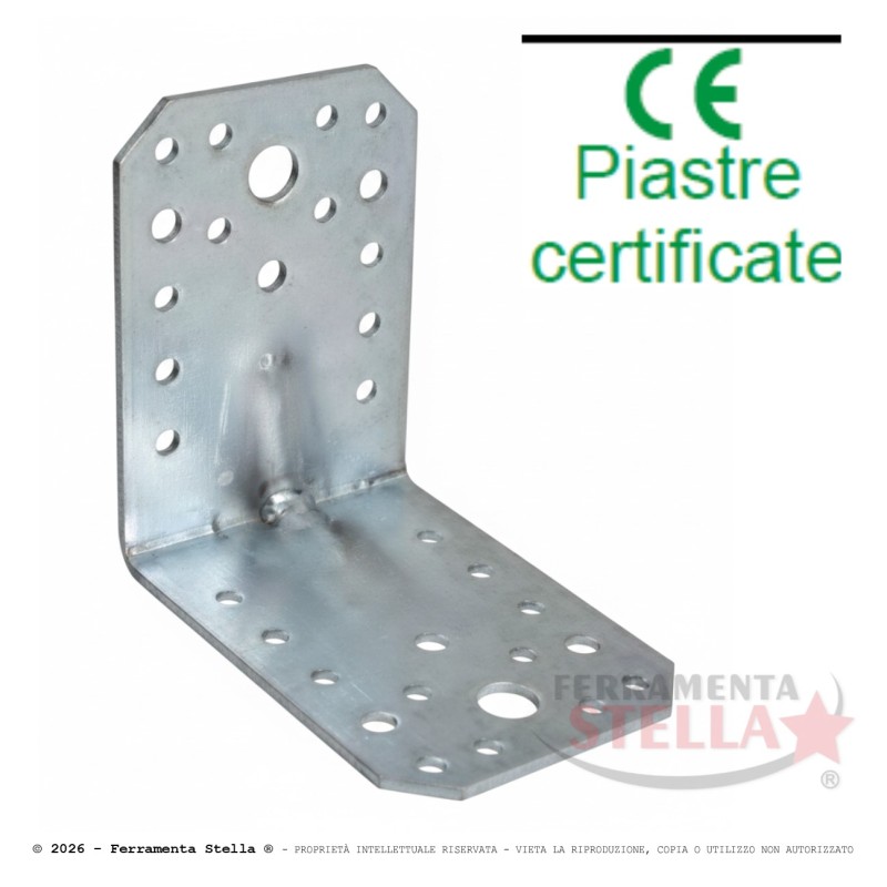 Giunzione gazebo pesante angolare nervata 85X65 | ferramentastella.it