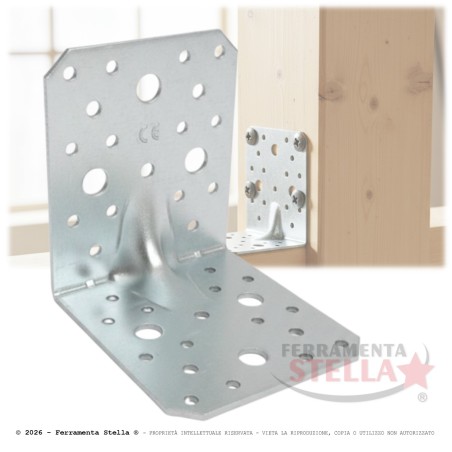 Giunzione Angolare CE 100x100 sp.2,5 larga 90mm | ferramentastella.com
