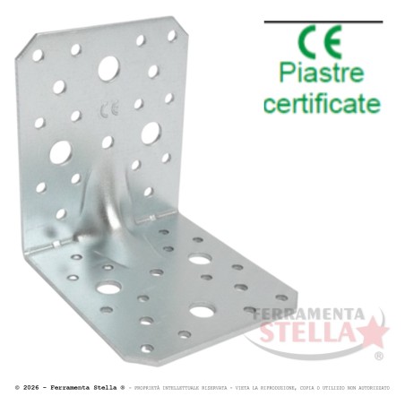 Giunzione Angolare CE 100x100 sp.2,5 larga 90mm | ferramentastella.com