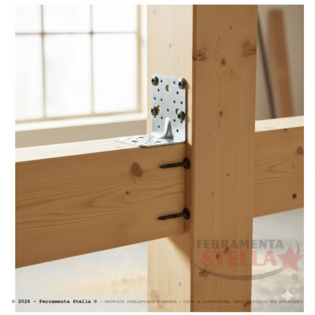 Giunzione Angolare CE 100x100 sp.2,5 larga 90mm | ferramentastella.com