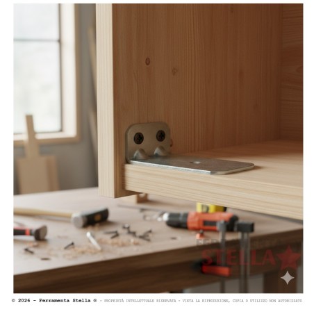 Piastra pesante L piegata travi lamellari legno | ferramentastella.it