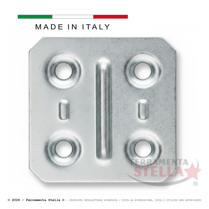Piastrina Di Giunzione 4 Fori | ferramentastella.com