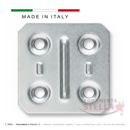 Piastrina Di Giunzione 4 Fori | ferramentastella.com