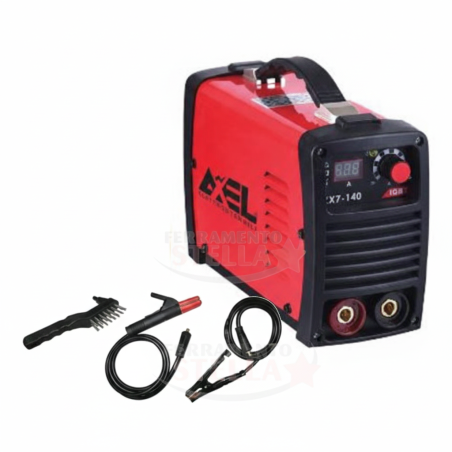 SALDATRICE A INVERTER 130A AD ELETTRODI - KIT COMPLETA DI ACCESSORI - OFFERTA OMAGGIO CASCO