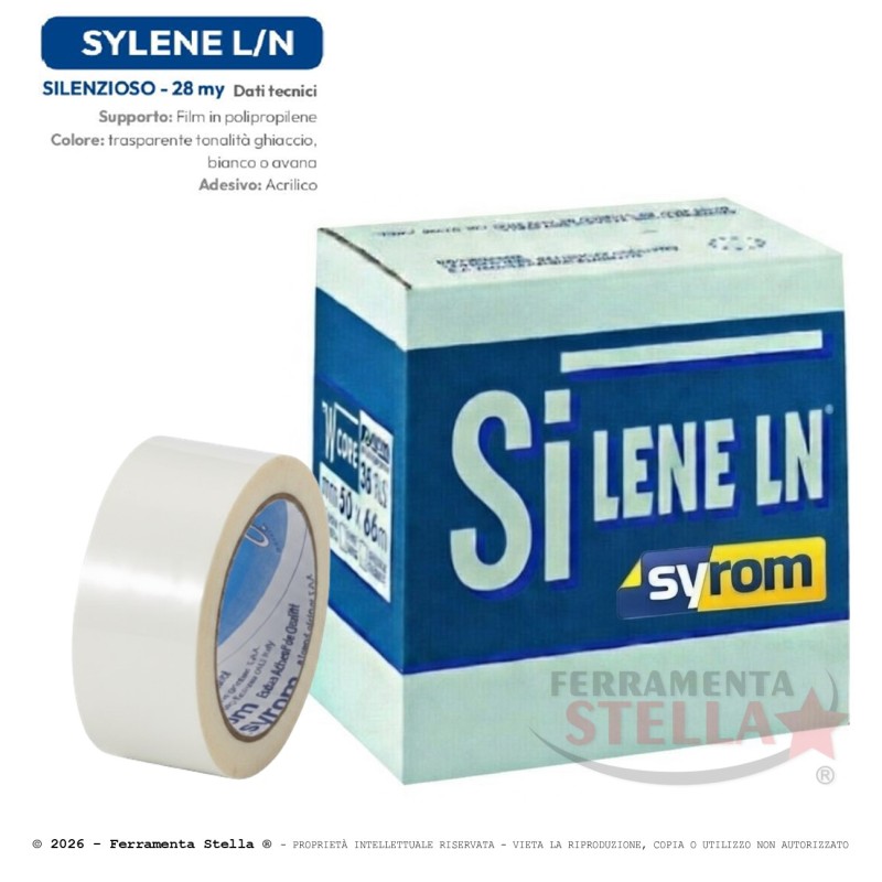 Nastro adesivo 50 x 66 silenzioso made italy  | ferramentastella.it