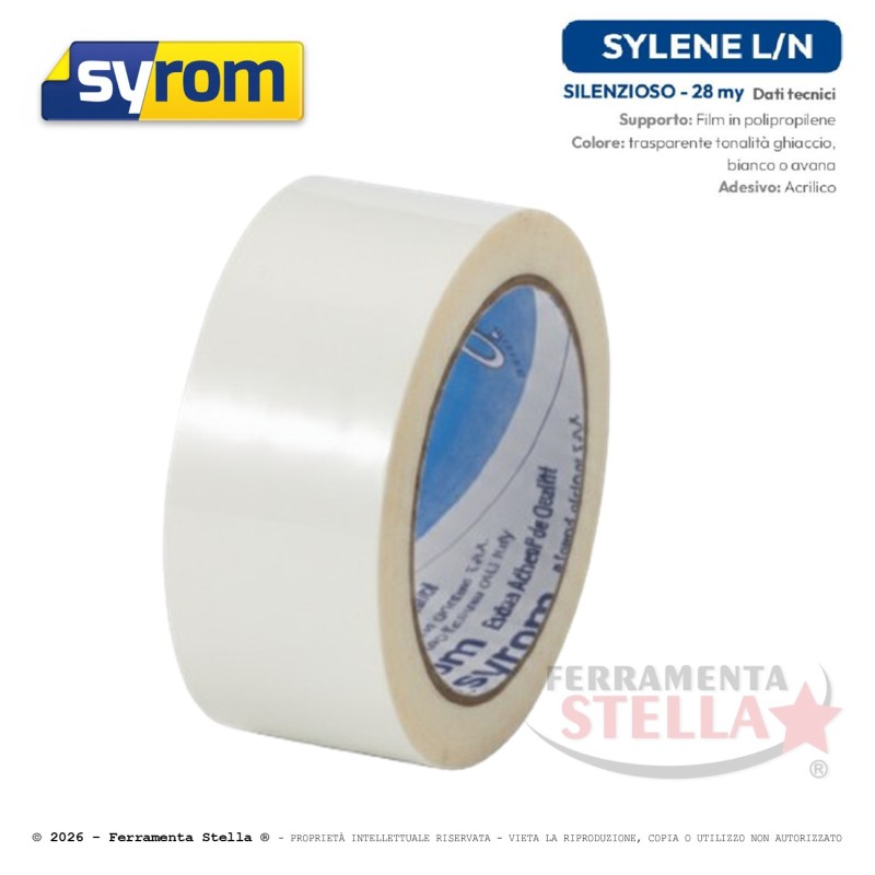 Nastro adesivo 50 x 66 silenzioso made italy  | ferramentastella.it