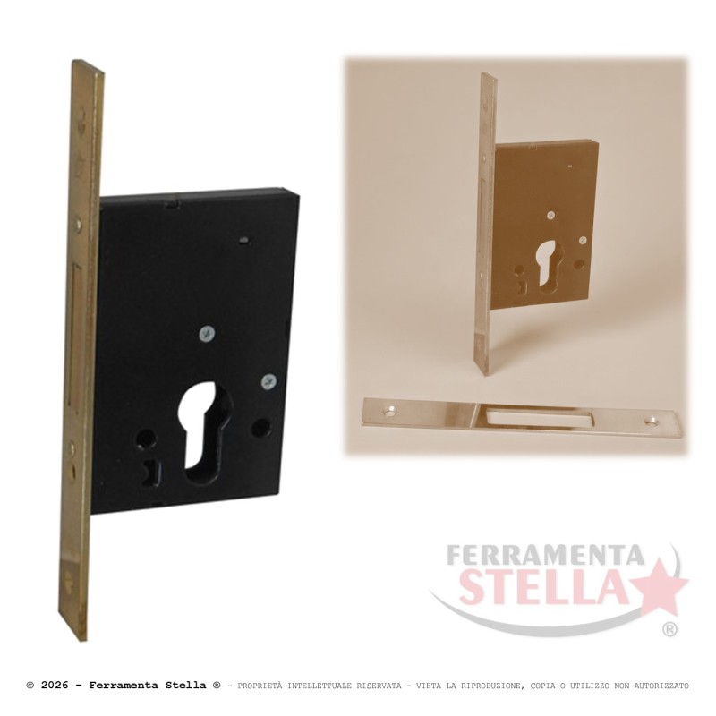 Serratura Infilare  Solo Catenaccio E50 F22 | ferramentastella.it