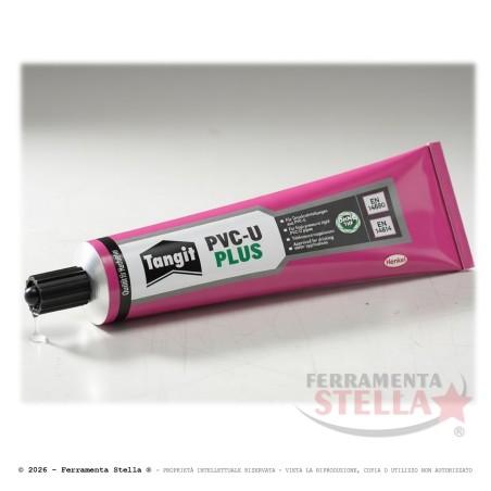 Colla Tangit per pvc - u plus - gr 125 - Henkel  | Ferramentastella.it