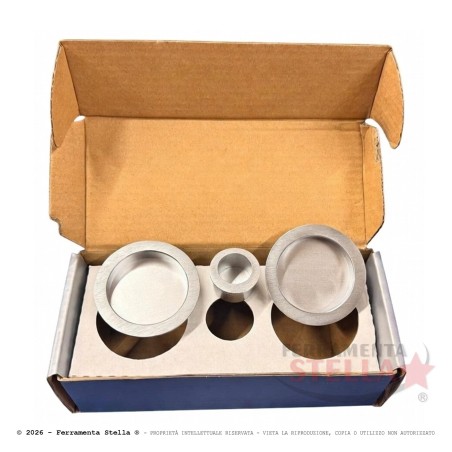 Kit cieco per porte scorrevoli cromo satinato | ferramentastella.com