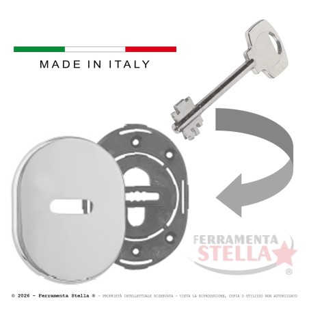 Mostrina Oro 84x64 – Copre Vecchi Fori | ferramentastella.com