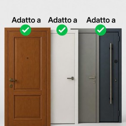Paraspifferi Fisso  Marrone RAL 8017 da 120 cm | ferramentastella.it 2