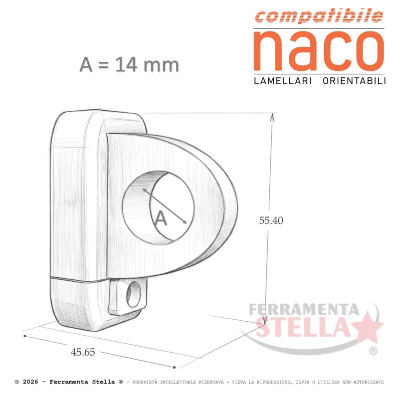 Anello Adattatore Maniglietta Naco Tipo 15 | ferramentastella.com