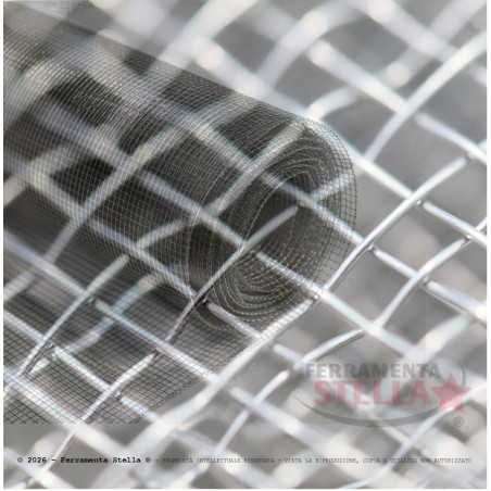 Rete Zanzariera Alluminio H.120 Metro Lineare | ferramentastella.it