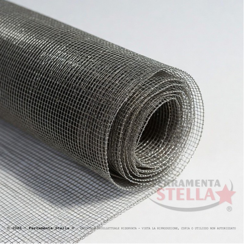 Rete Zanzariera Alluminio H.120 Metro Lineare | ferramentastella.it