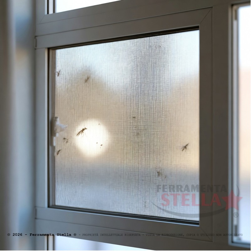 Rete Zanzariera Alluminio H.120 Metro Lineare | ferramentastella.it