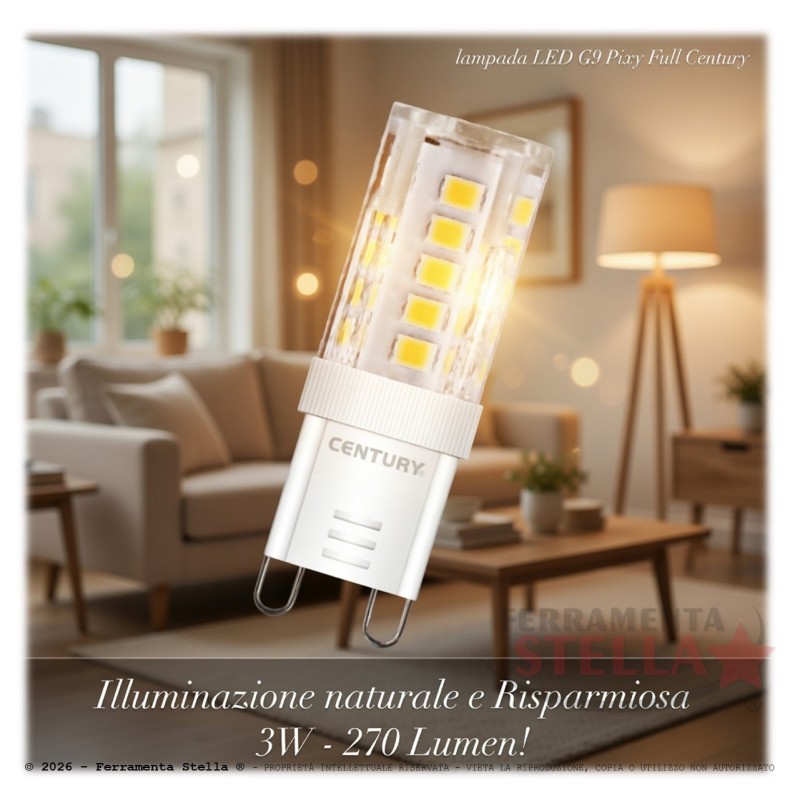 Lampada lampadina led dicroica bispina g9    | ferrmanentastella.it
