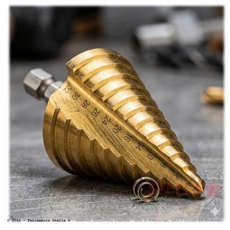 Set frese coniche in hss in scatola legno | ferramentastella.com