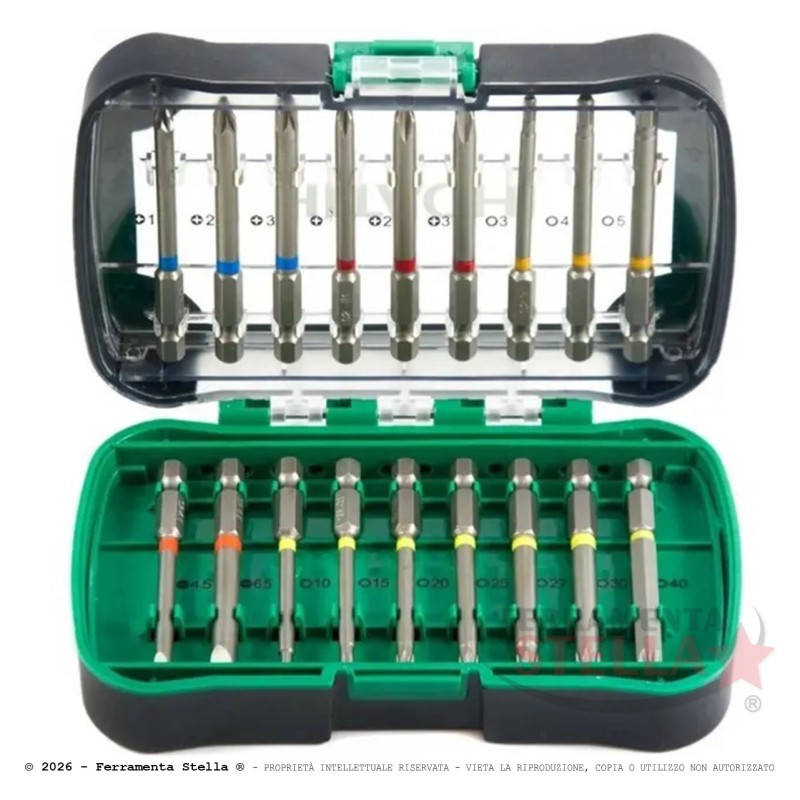 Set 18 inserti Hikoki 75 mm valigetta antiurto | ferramentastella.it
