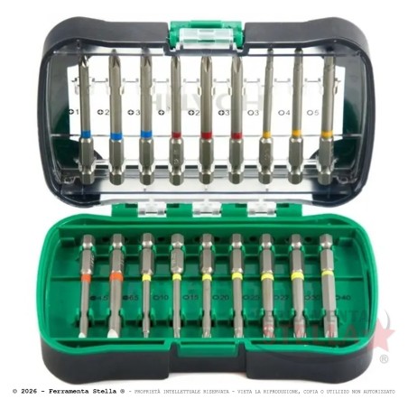 Set 18 inserti Hikoki 75 mm valigetta antiurto | ferramentastella.it