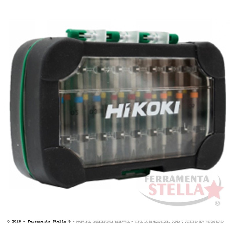 Set 18 inserti Hikoki 75 mm valigetta antiurto | ferramentastella.it