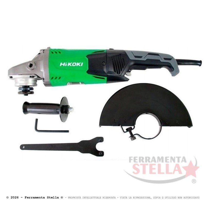 Smerigliatrice HiKOKI G23SW2WAZ 230 mm 2200W | FerramentaStella.com