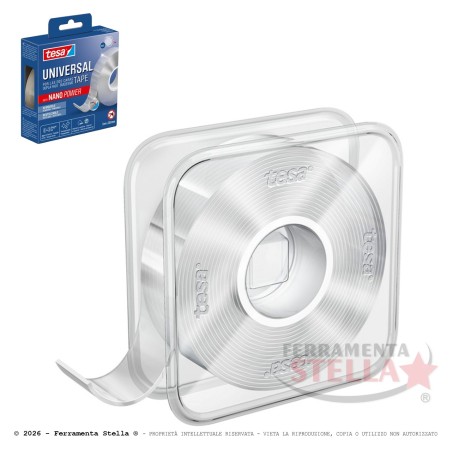 Tesa Nastro Biadesivo Nano 30 mm Trasparente | FerramentaStella.com