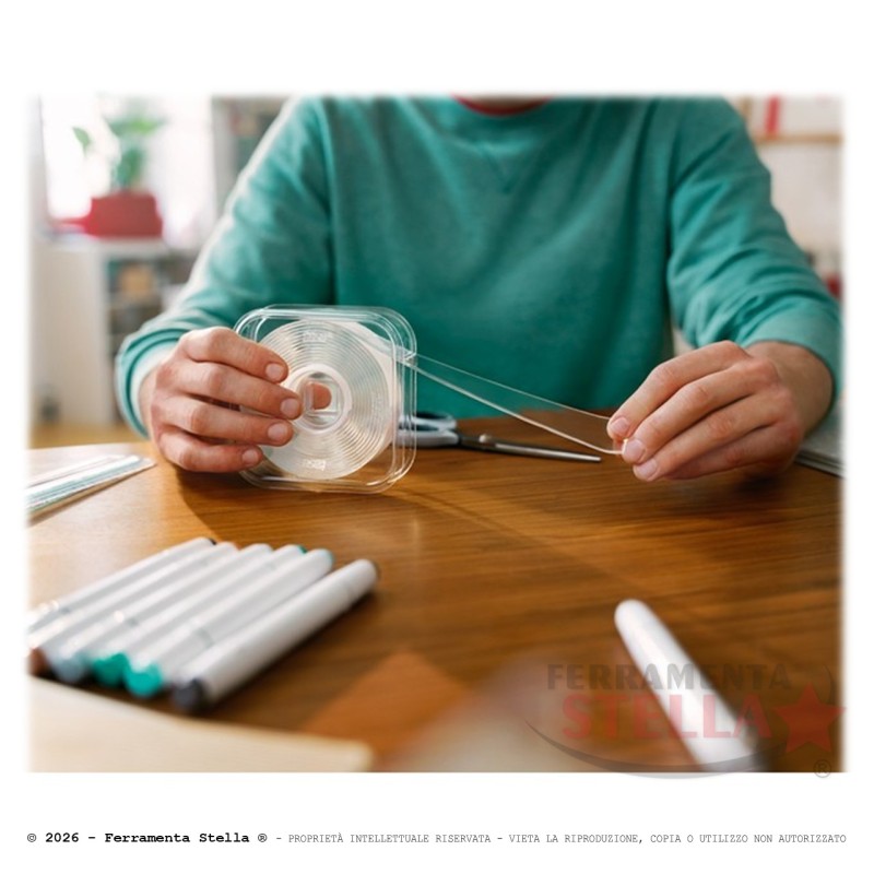 Tesa Nastro Biadesivo Nano 30 mm Trasparente | FerramentaStella.com