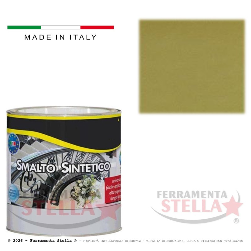 Smalto smaltino ritocco sintetico - oro ricco | ferramentastella.it