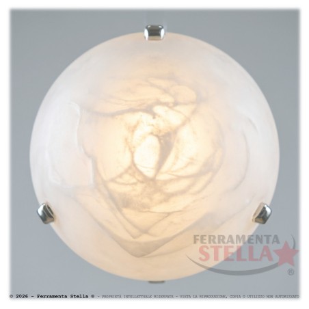 Plafoniera in vetro applique | ferramentastella.it