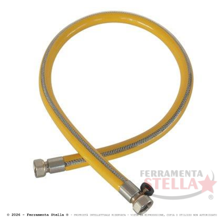 Flessibile gas giallo super gas  | ferramentastella.it