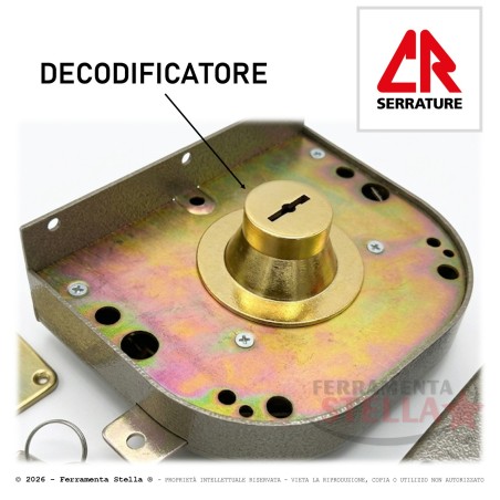 Serratura sicurezza cr chiave 2250 decodificatore| ferramentastella.it