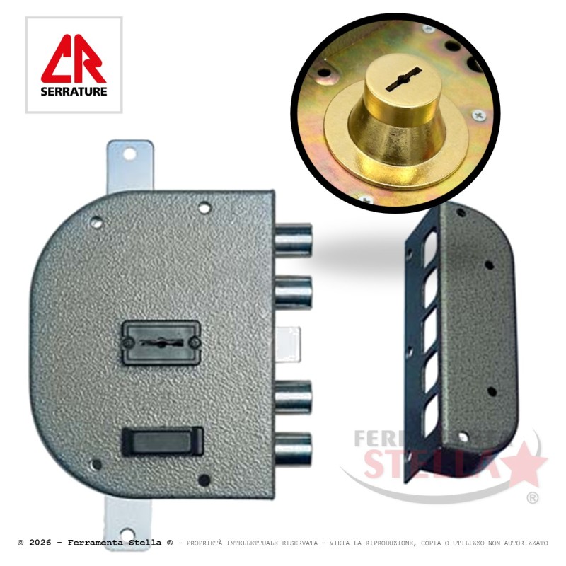 Serratura sicurezza cr chiave 2250 decodificatore| ferramentastella.it