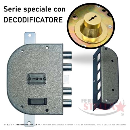 Serratura sicurezza cr chiave 2250 decodificatore| ferramentastella.it