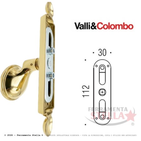 Cremonese bronzo ottone valli e colombo AURA | ferramentastella.it