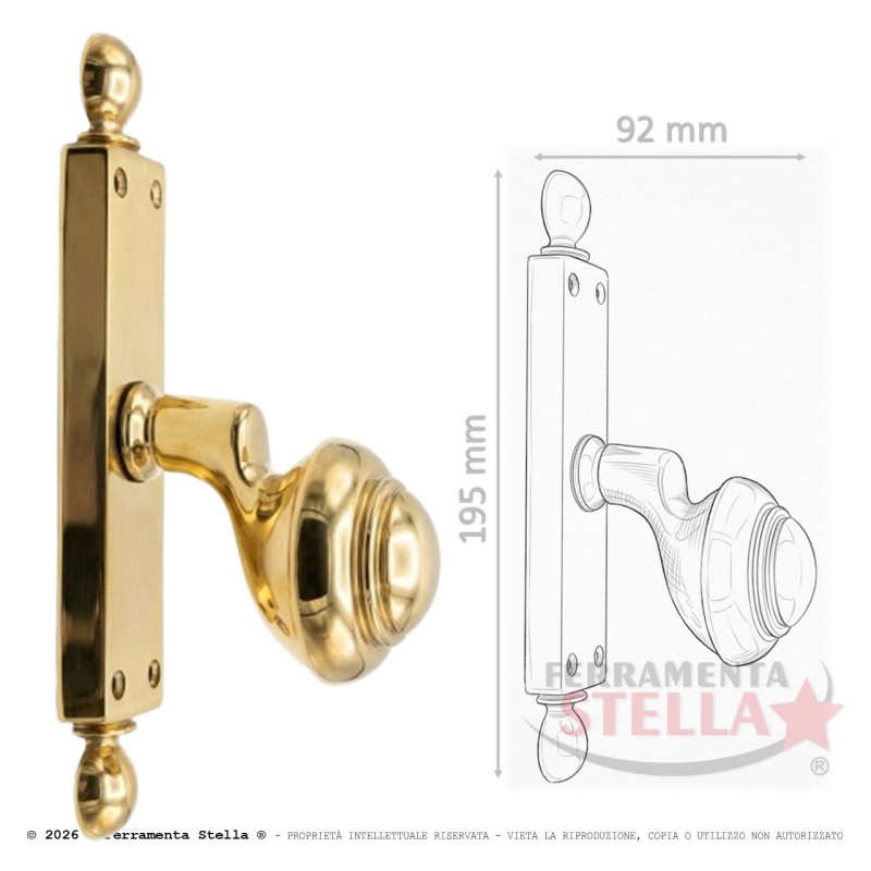 Cremonese bronzo ottone valli e colombo AURA | ferramentastella.it