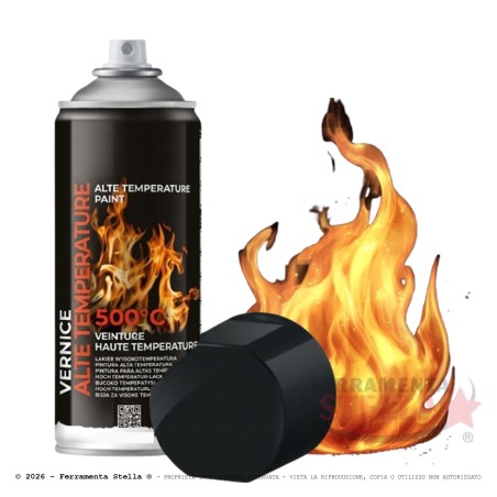 Spray alte temperature 800° colore venice nero | ferramentastella.it