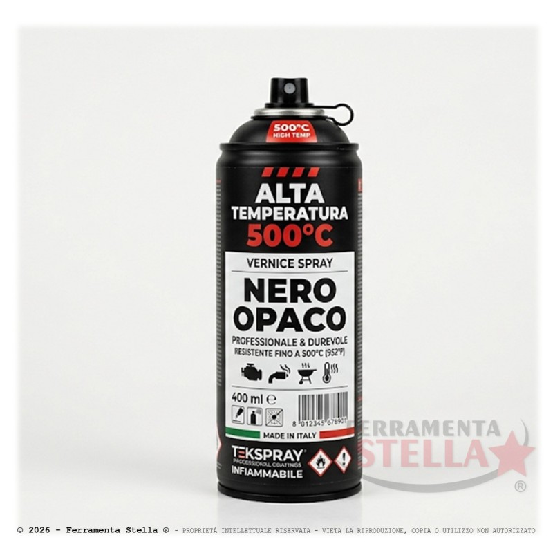 Spray alte temperature 800° colore venice nero | ferramentastella.it