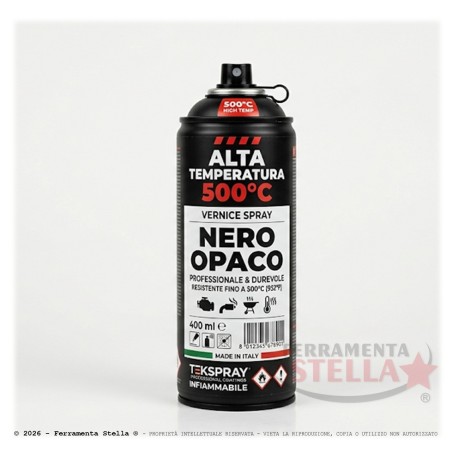 Spray alte temperature 800° colore venice nero | ferramentastella.it