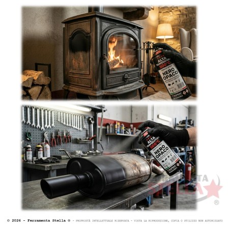 Spray alte temperature 800° colore venice nero | ferramentastella.it