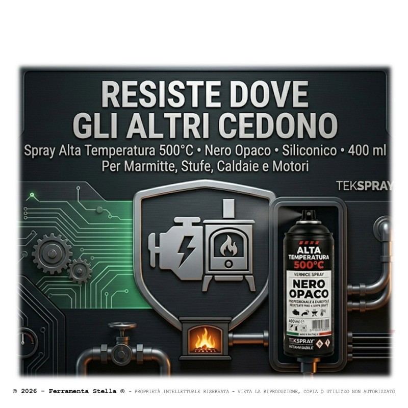 Spray alte temperature 800° colore venice nero | ferramentastella.it
