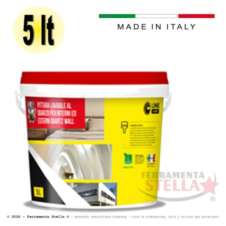 Idropittura Quarzo Bianco 4L Per Interni/Esterni | ferramentastella.it