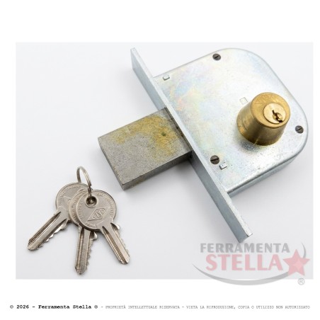 Serratura porte ferro cilindro fisso 42020 cisa | ferramentastella.it