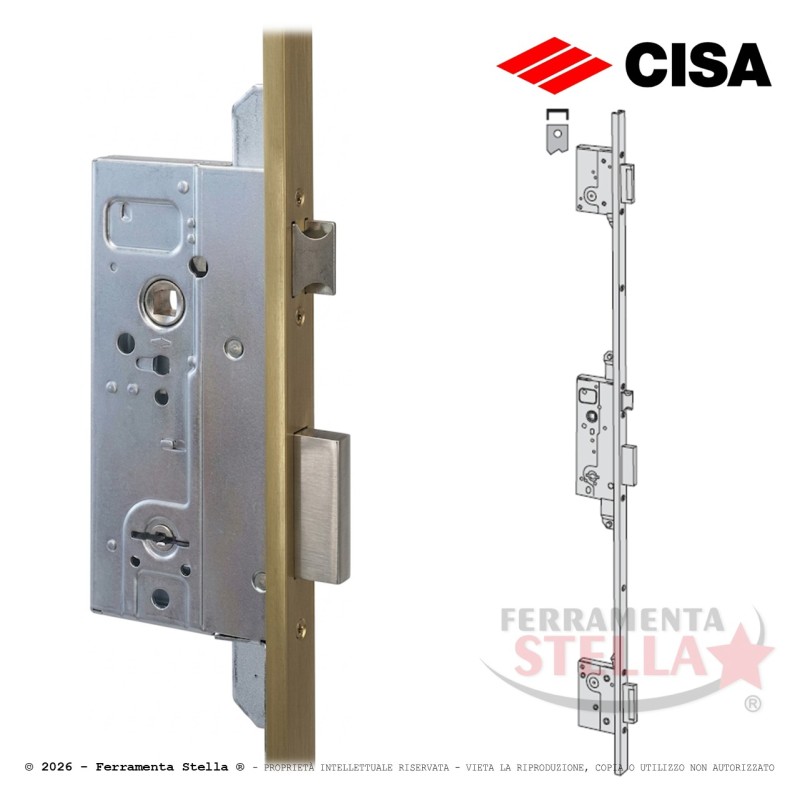 serratura doppia mappa cisa 57836 sicurezza | ferramentastella.it