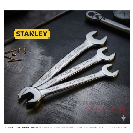 CHIAVE A FORCHETTA STANLEY VARIE MISURE - IN PROMO !!