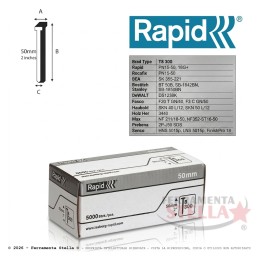 Chiodatrice Chiodi Tapezziere Rapid 5000 Pz | Ferramentastella.it