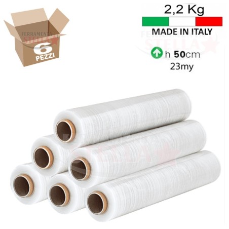 Film Estensibile Trasparente 23 MY 2,2 Kg | Ferramenta Stella.com