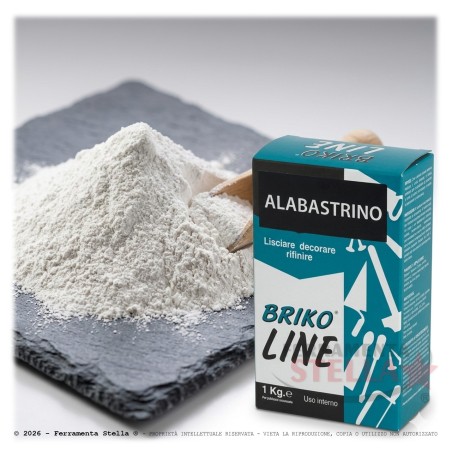 Gesso alabastrino in polvere stampo bianco | Ferramentastella.com